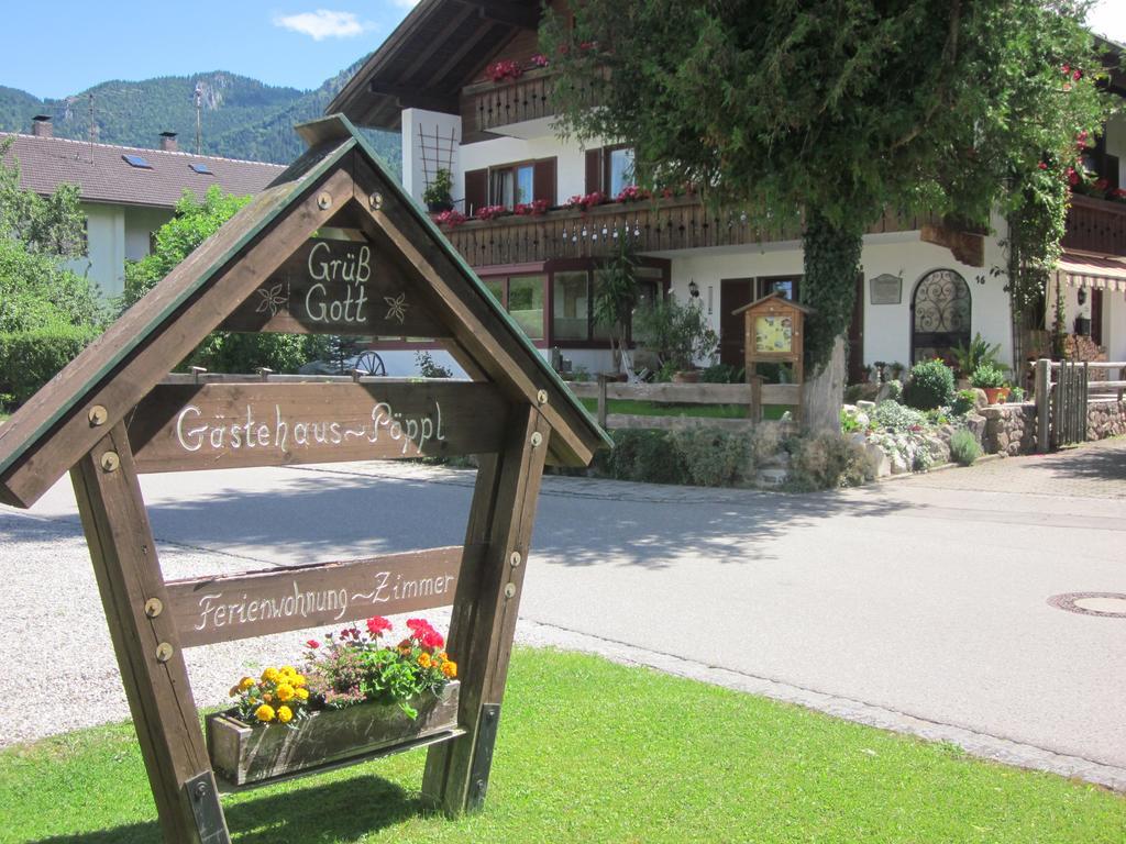 Gaestehaus Poeppl Unterwössen Eksteriør bilde